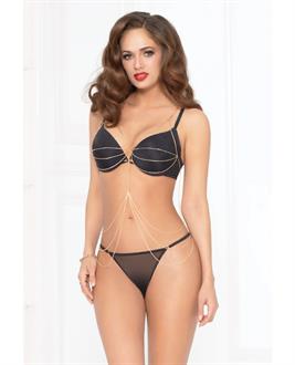 Draped Body Chain Gold