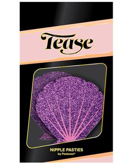 Tease Mermaid Glitter Purple and Pink Seashell - O/S