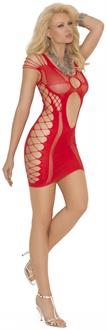 Opaque mini dress with cut out detailing.