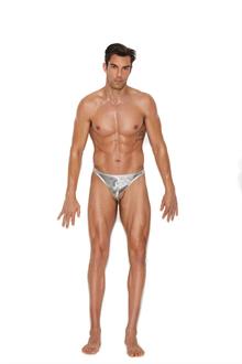 Men's lamé thong.