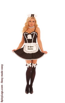 4 pc- At your Service Costume