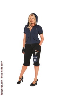 5 pc. Miranda Rights costume
