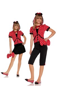 5 pc Miss Mouse Costume