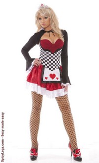 3 pc. Off with their Heads Queen Light up Costume