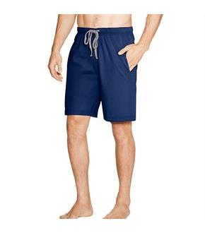 Hanes Men's Jersey Lounge Drawstring Shorts with Logo Waistband 2-Pack