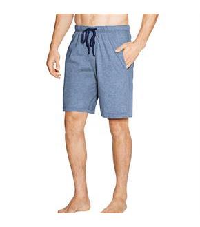 Hanes Men's Jersey Lounge Drawstring Shorts with Logo Waistband 2-Pack