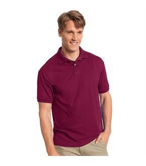 Hanes Men's Cotton-Blend EcoSmart Jersey Polo
