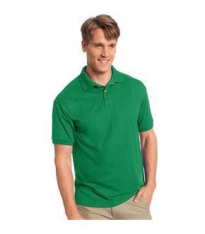 Hanes Men's Cotton-Blend EcoSmart Jersey Polo