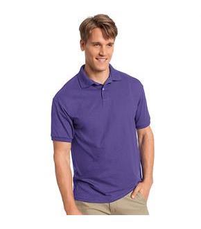 Hanes Men's Cotton-Blend EcoSmart Jersey Polo