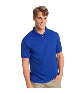 Hanes Men's Cotton-Blend EcoSmart Jersey Polo