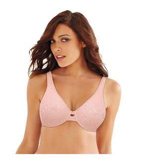 Lilyette by Bali Plunge Into Comfort Keyhole Minimizer Bra