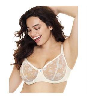 Just My Size Embellished Plunge Unlined UW Bra