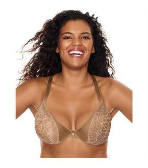 Just My Size Embellished Plunge Foam UW Bra