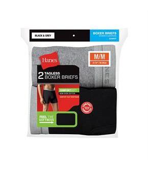 Men's Red Label Boxer Brief Blk/Grey P2