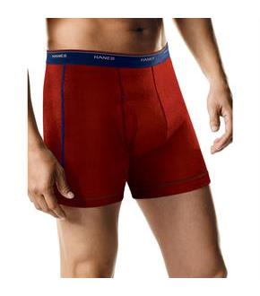 Hanes Men's FreshIQ Sport-Inspired Boxer Briefs 6-Pack (5 + 1 Free Bonus Pack)