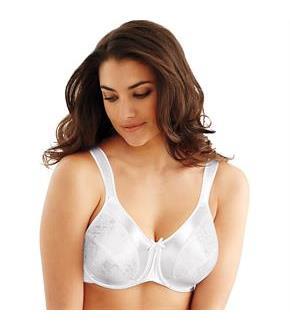 Bali Satin Tracings Underwire Minimizer Bra