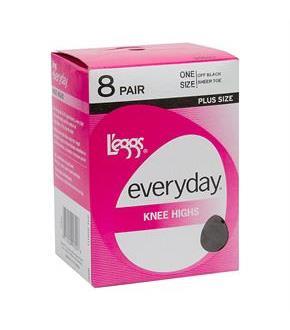 L'eggs Everyday Knee High 8 Pair Pack