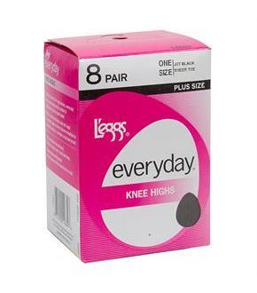 L'eggs Everyday Knee High 8 Pair Pack