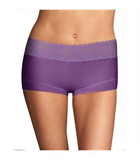 Maidenform Cotton Dream Boyshort With Lace