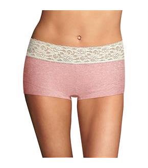 Maidenform Cotton Dream Boyshort With Lace