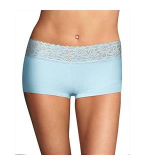 Maidenform Cotton Dream Boyshort With Lace