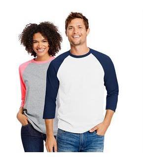 Hanes Unisex X-Temp Performance Baseball Tee