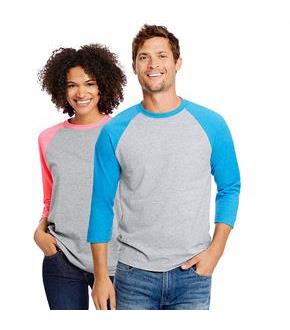 Hanes Unisex X-Temp Performance Baseball Tee