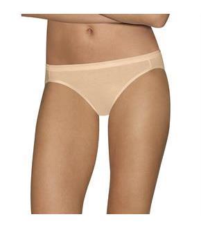 Hanes Ultimate Comfort Cotton Women's Bikini Panties 5-Pack