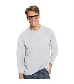 Hanes TAGLESS Nano-T Men's Long-Sleeve Tee