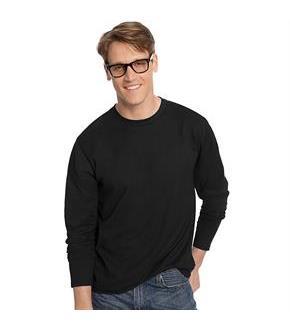 Hanes TAGLESS Nano-T Men's Long-Sleeve Tee