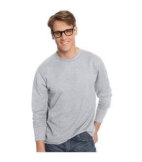 Hanes TAGLESS Nano-T Men's Long-Sleeve Tee