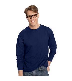 Hanes TAGLESS Nano-T Men's Long-Sleeve Tee