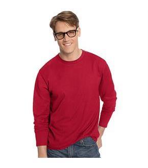 Hanes TAGLESS Nano-T Men's Long-Sleeve Tee