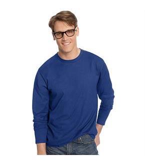 Hanes TAGLESS Nano-T Men's Long-Sleeve Tee