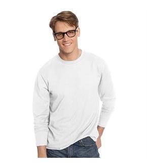 Hanes TAGLESS Nano-T Men's Long-Sleeve Tee