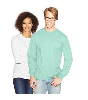 Hanes Adult Beefy-T Long-Sleeve T-Shirt
