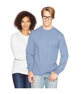 Hanes Adult Beefy-T Long-Sleeve T-Shirt