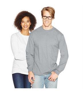 Hanes Adult Beefy-T Long-Sleeve T-Shirt