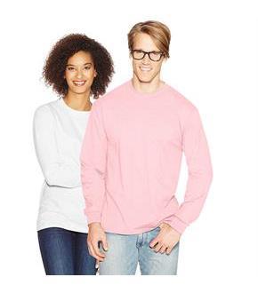 Hanes Adult Beefy-T Long-Sleeve T-Shirt