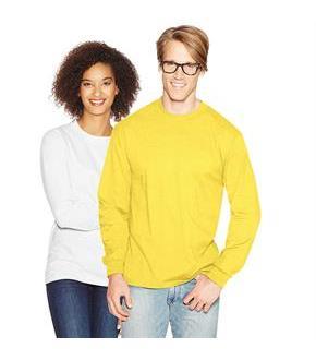 Hanes Adult Beefy-T Long-Sleeve T-Shirt