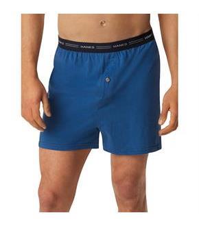 Hanes Men's TAGLESS ComfortSoft Knit Boxer with Comfort Flex Waistband 5-Pack