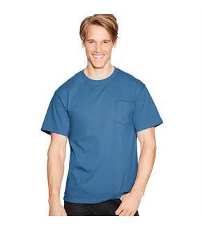 Hanes TAGLESS Pocket T-Shirt