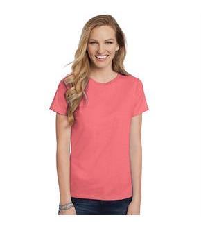 Hanes Women's Relaxed Fit Jersey ComfortSoft Crewneck T-Shirt