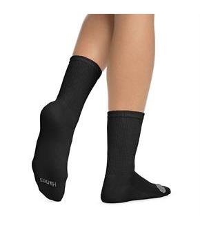Hanes Women's Cool Comfort Crew Socks 6-Pack
