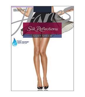 Hanes Silk Reflections Reinforced Toe Pantyhose