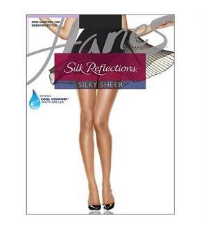 Hanes Silk Reflections Reinforced Toe Pantyhose