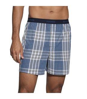 Hanes Classics Men's TAGLESS Boxer with Comfort Flex Waistband 5-Pack