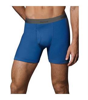 Hanes Men's TAGLESS Ultimate Fashion Boxer Briefs with Comfort Flex Waistband 5-Pack