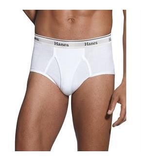 Hanes Classics Men's TAGLESS No Ride Up Briefs with Comfort Flex Waistband 2X 6-Pack