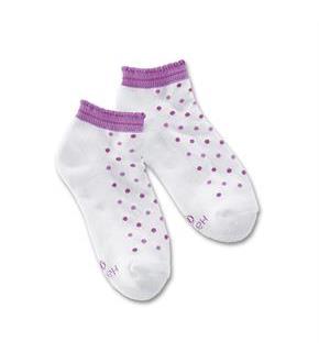 Hanes Ultimate Girls' Scallop Low-Cut EZ Sort Socks 4-Pack